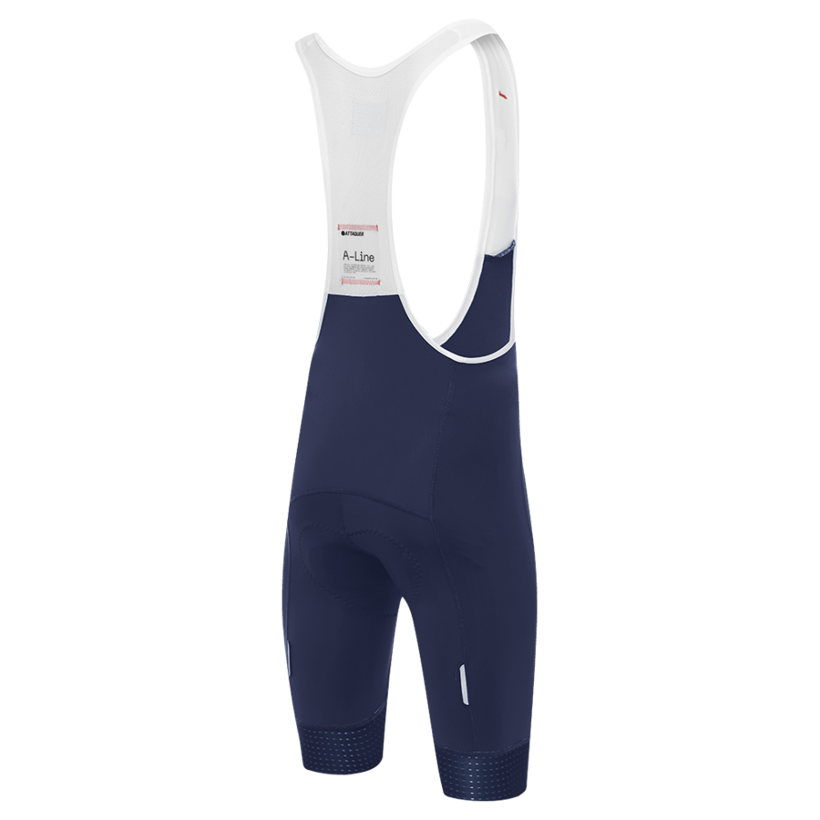 ATQ Mens A-Line Bib Shorts Navy