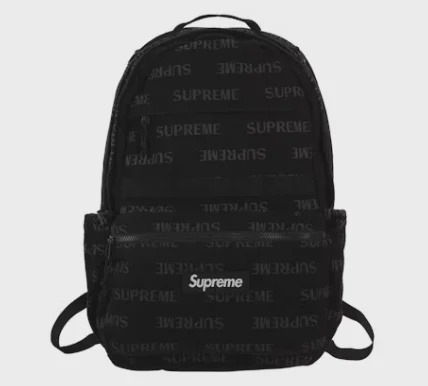 Supreme Supreme Logo Backpack (FW26) Black - Size One Size