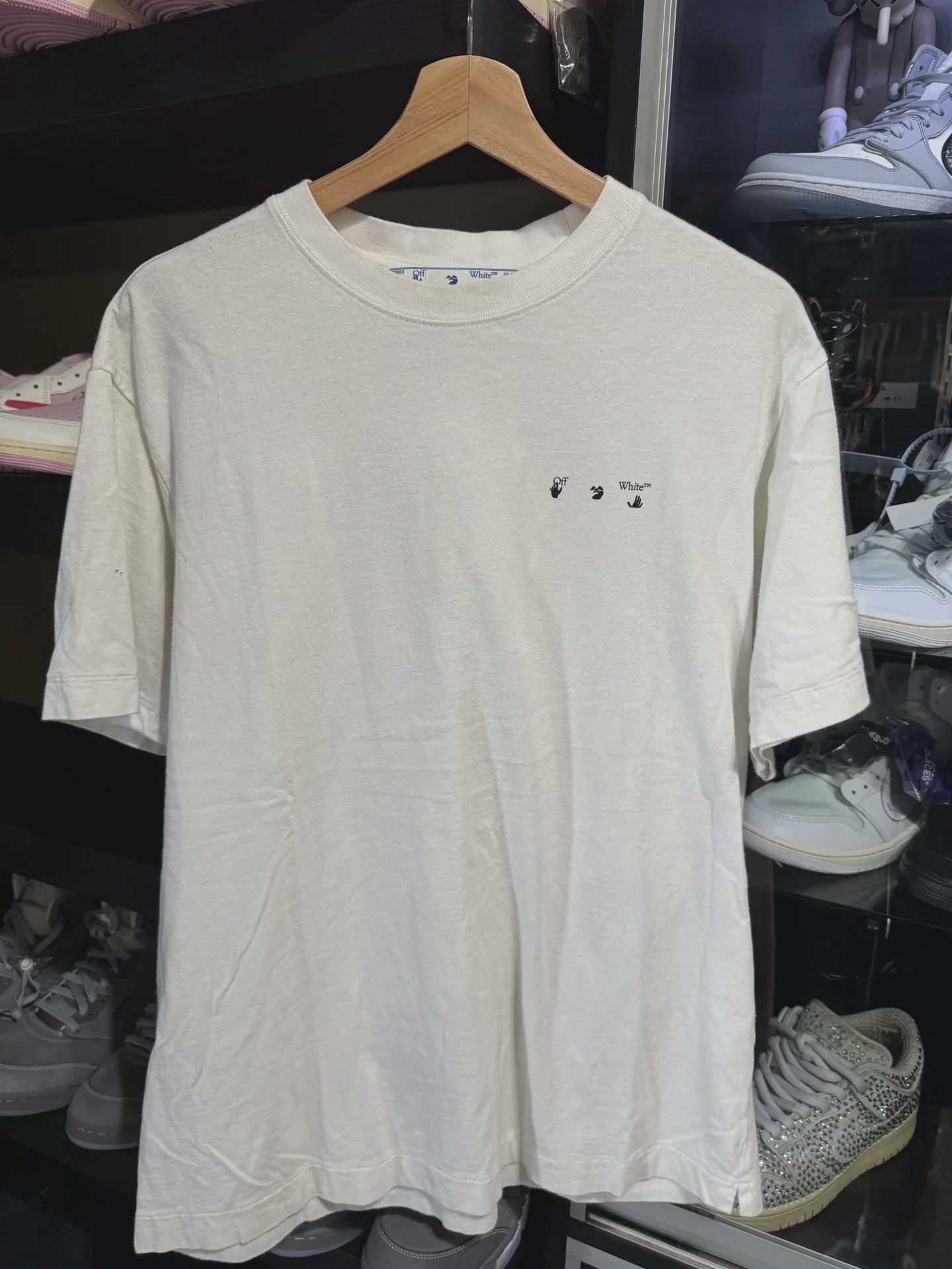 Off-White Off White White Tee - Size M