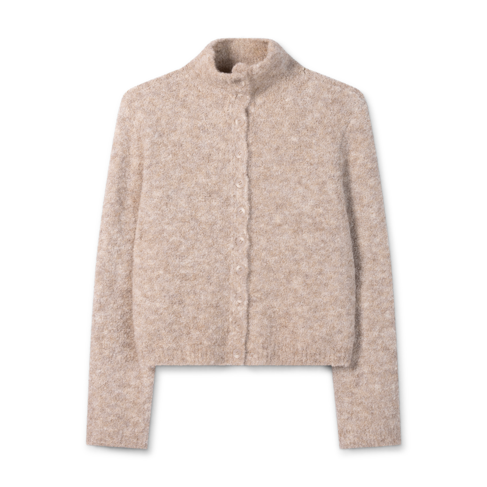 Montara knitted cardigan · Taupe — foto 1