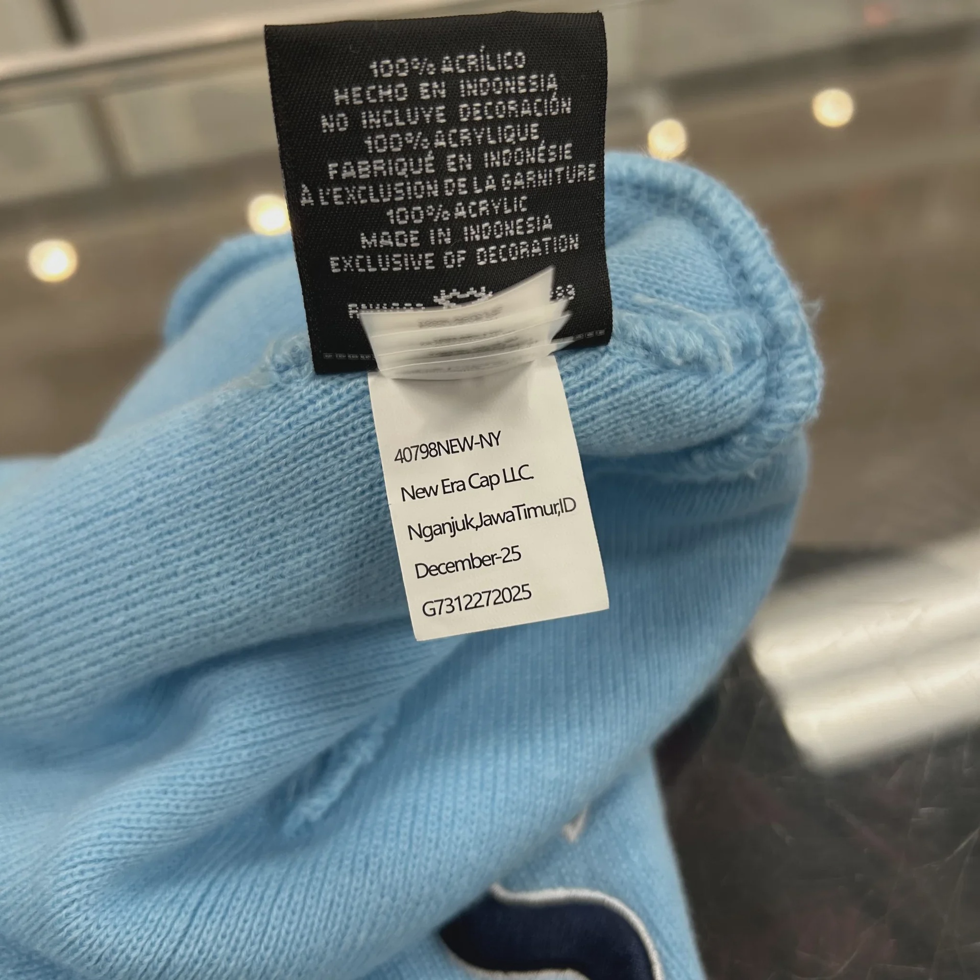 Supreme S Horns Beanie Blue • Pre-Owned [8712] - photo 2