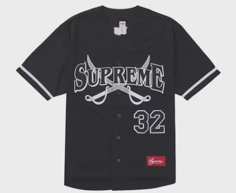 Supreme Sword Baseball Jersey • Brand New [6524]