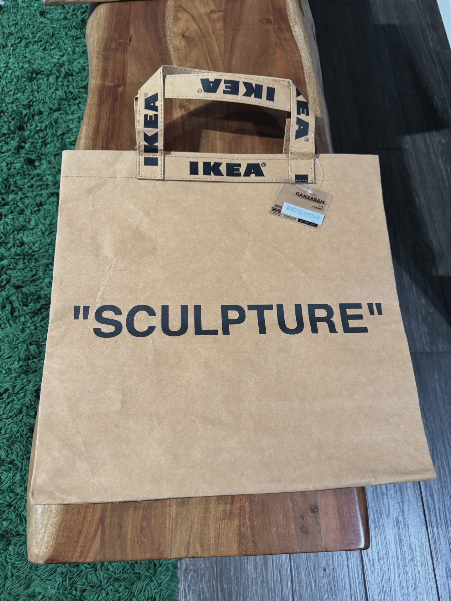 IKEA Off White Sculpture Tote • Brand New [4215] - photo 1