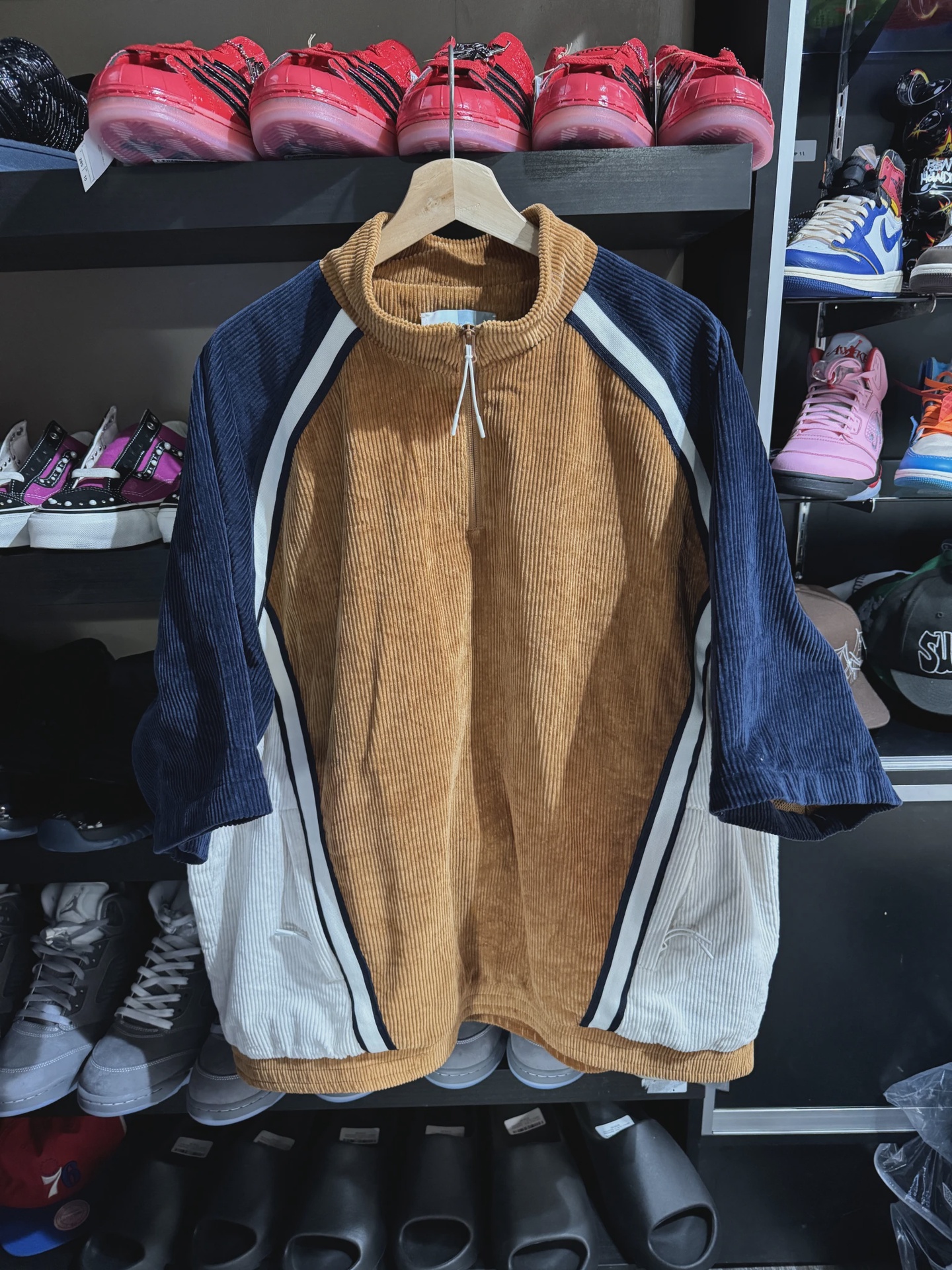 Kith Corduroy Half Zip Top size 2XL • Pre-Owned [0417]