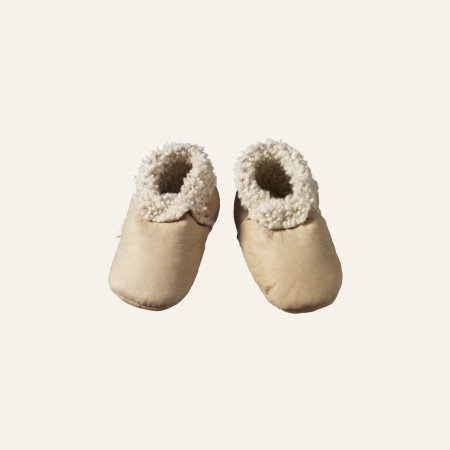 LAMBSKIN BOOTIES - CREAM