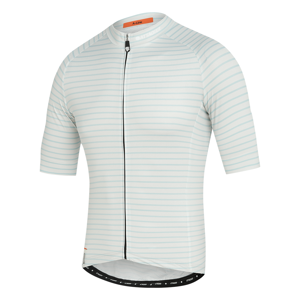 ATQ Mens A-Line SS Jersey Fine Stripe Grey