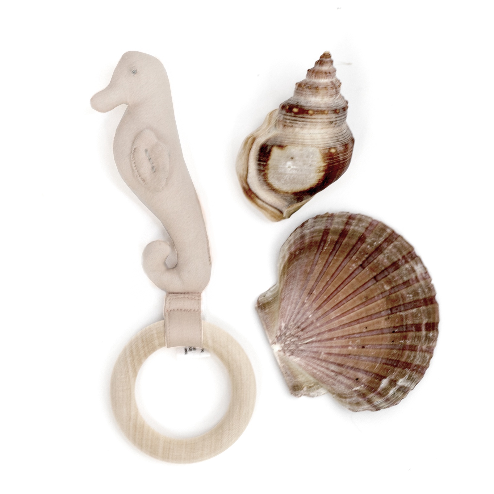 BLUSH SEAHORSE TEETHER