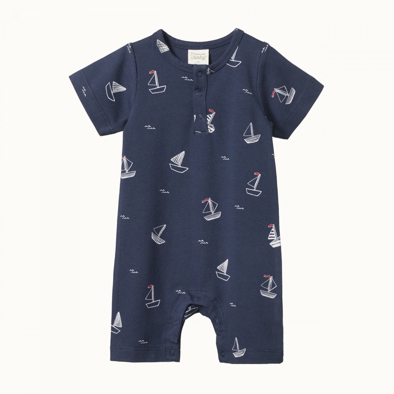ROMPER - BOAT POND NIGHT PRINT
