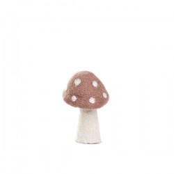 DOTTY MUSHROOM 11CM - QUARTZ PINK