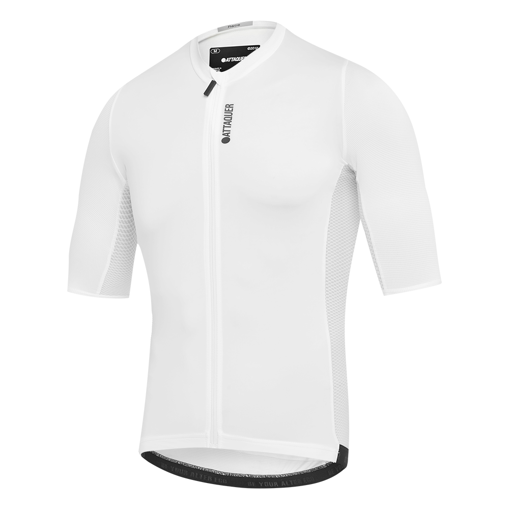 ATQ Mens Race SS Jersey White