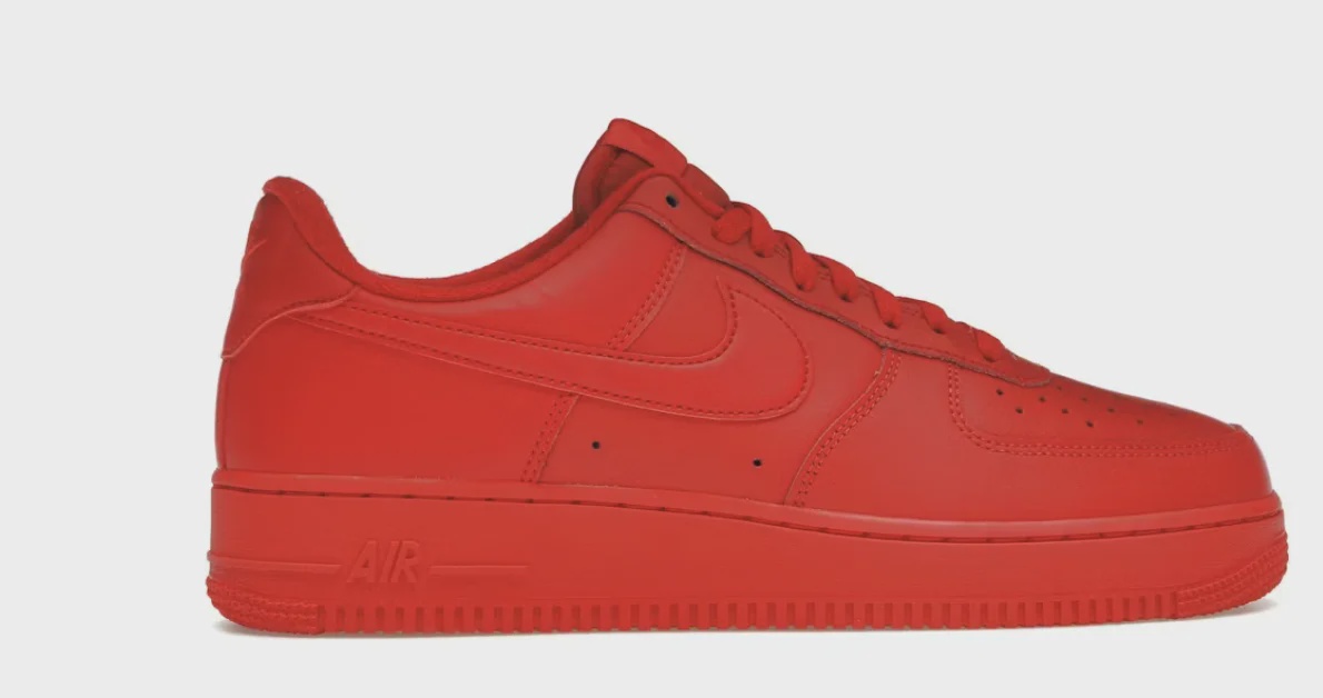 Nike Air Force Red - Size US M 8.5