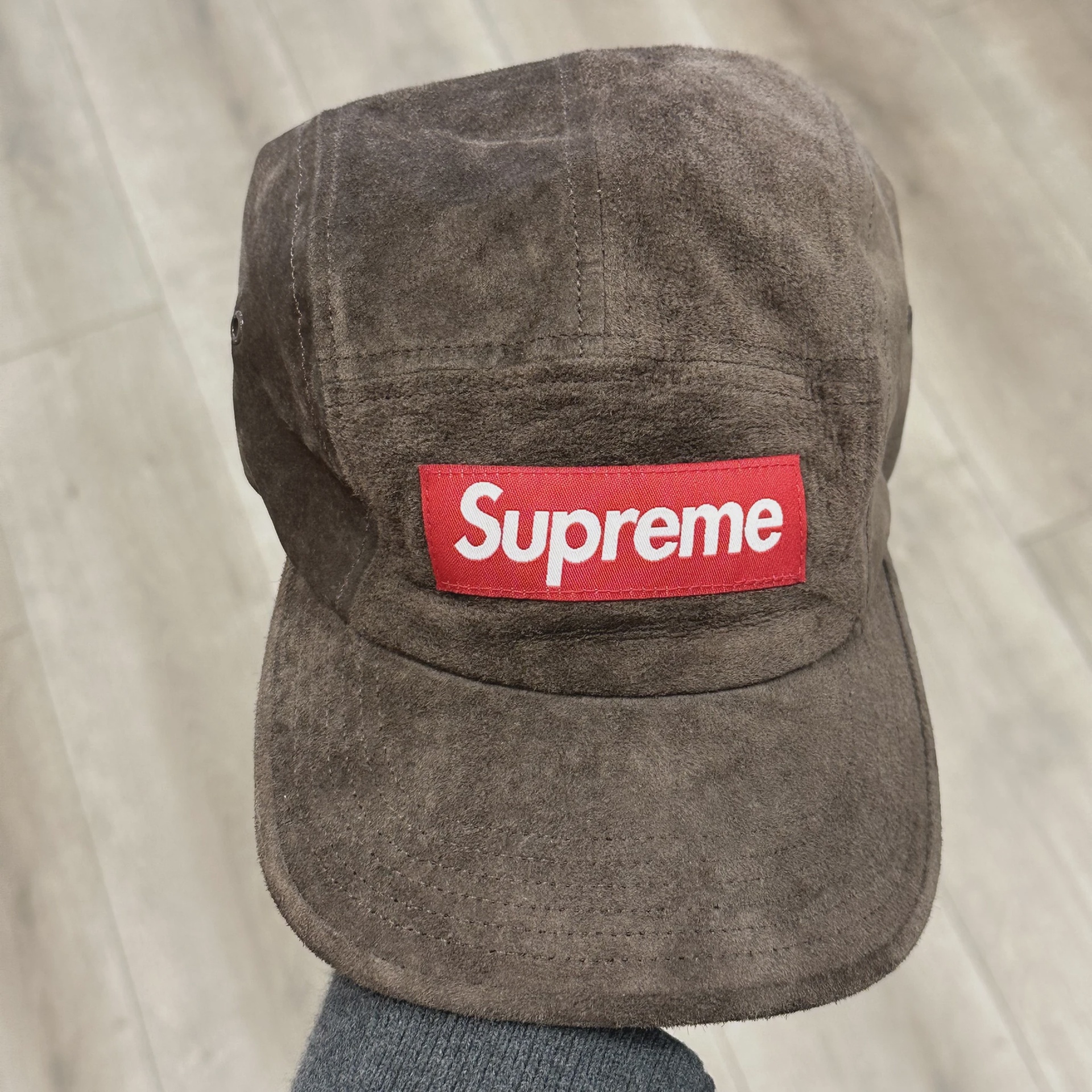 Supreme Suede Camp Cap • Pre-Owned [4854]