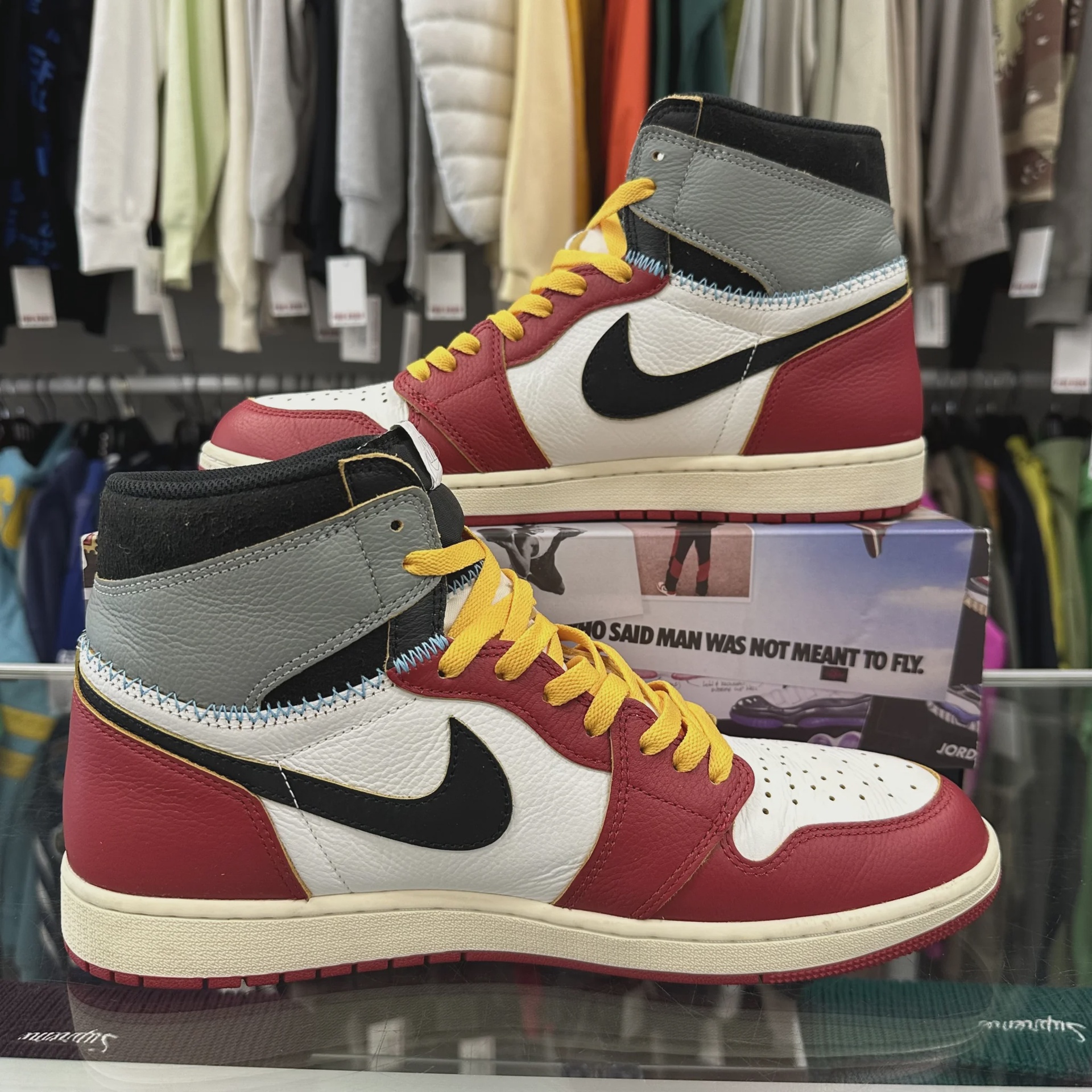 Air Jordan 1 Retro High Original SP Union LA Chicago Shadow • Pre-Owned [4291] - photo 3