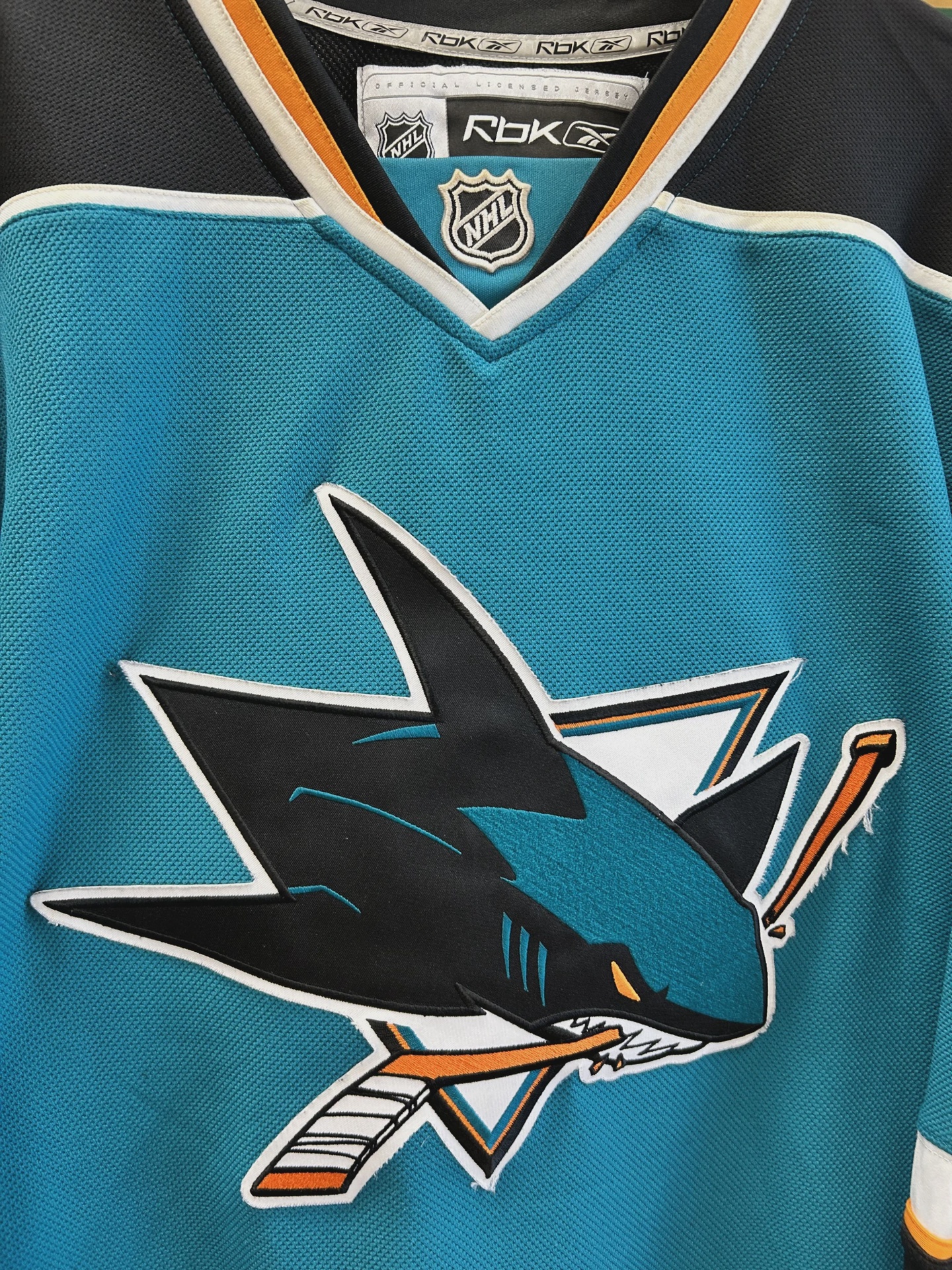 SAn Jose Sharks Reebok Hockey Jersey • Pre-Owned [4448] 2