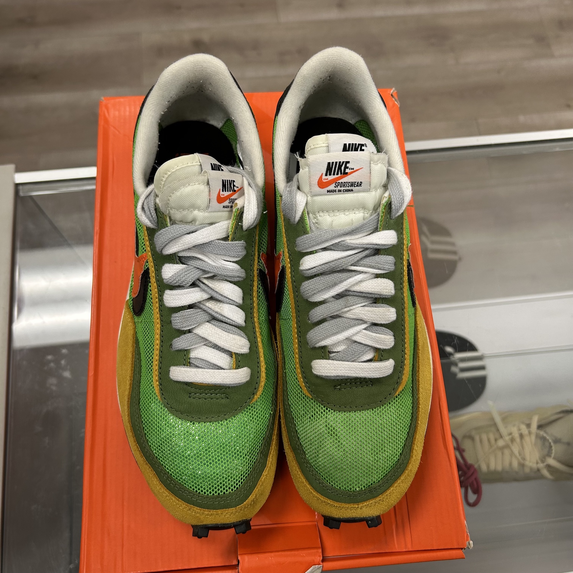 Nike LD Waffle sacai Green Gusto - Pre Owned 3