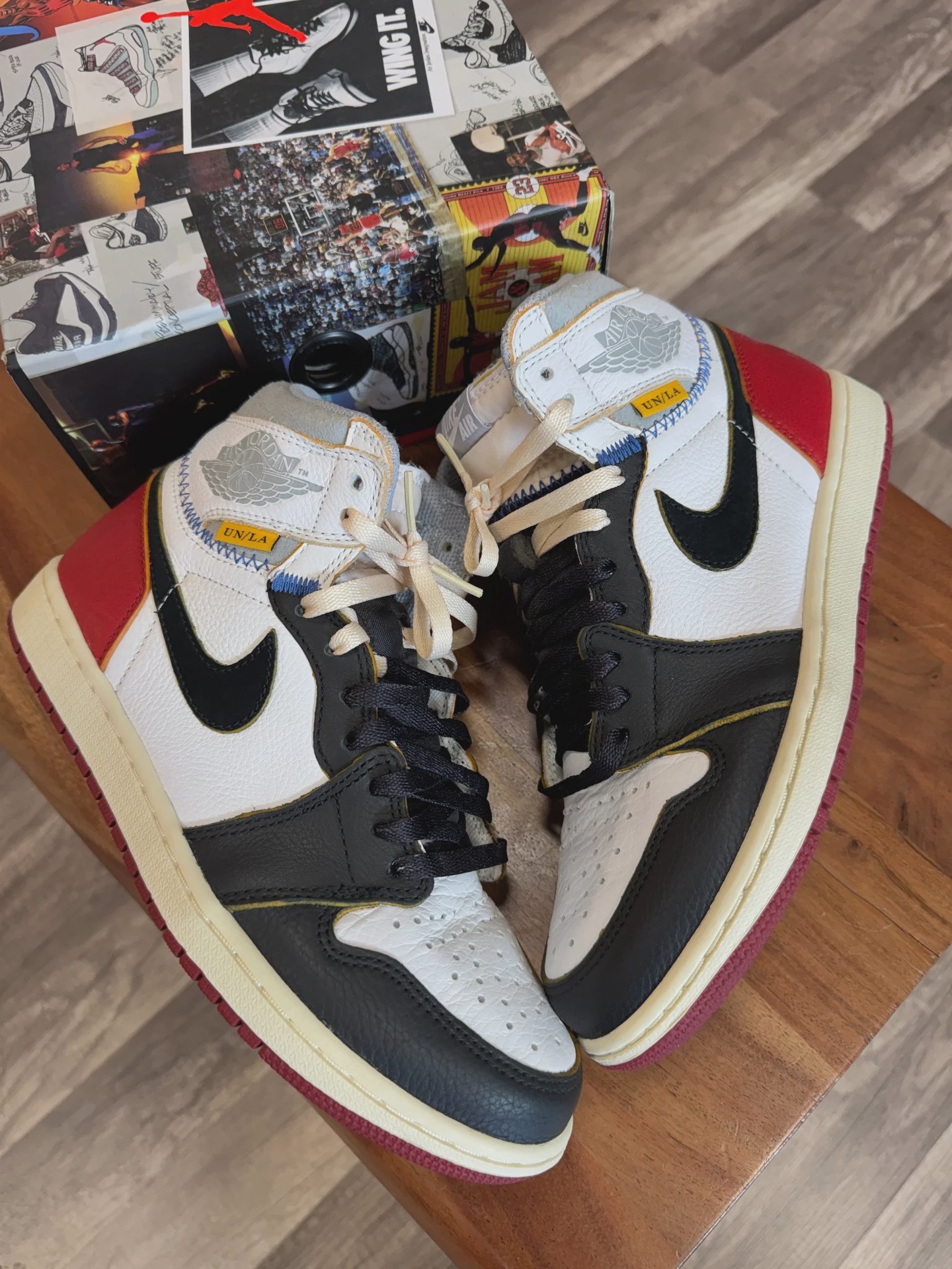 Jordan Air Jordan 1 Retro High Union Los Angeles Black Toe - Size US M 8