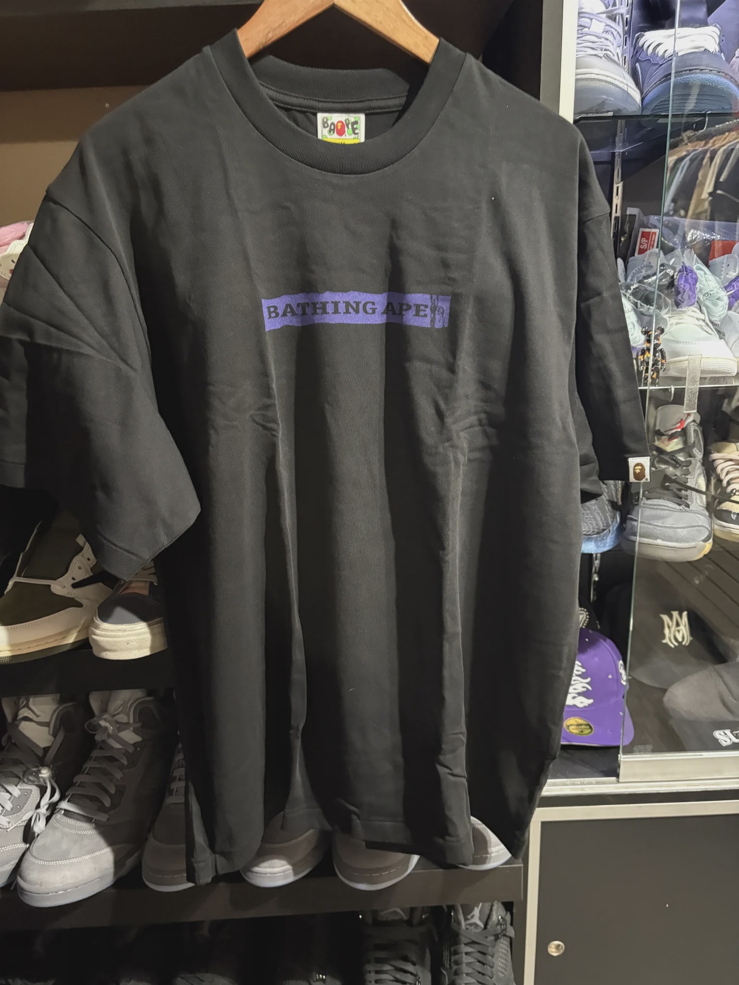 Bape Black Tee • Brand New [7589] - photo 1