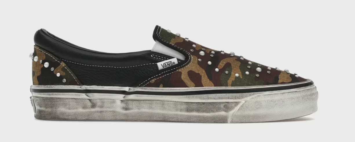 Vans Vans LX Classic Slip-On 98 Pearlized Pack Camo Black - Size US M 6.5