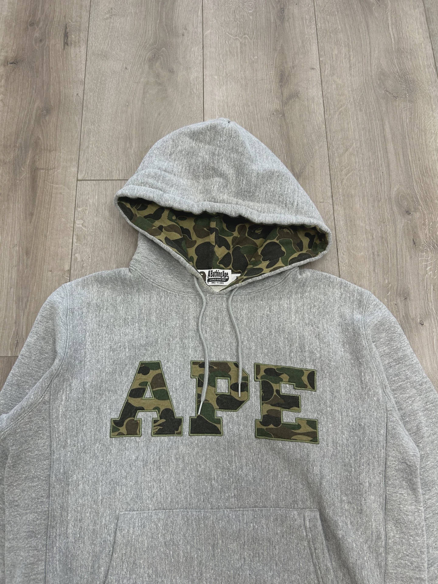 Bape ape hoodie gray • Pre-Owned [7637] 8