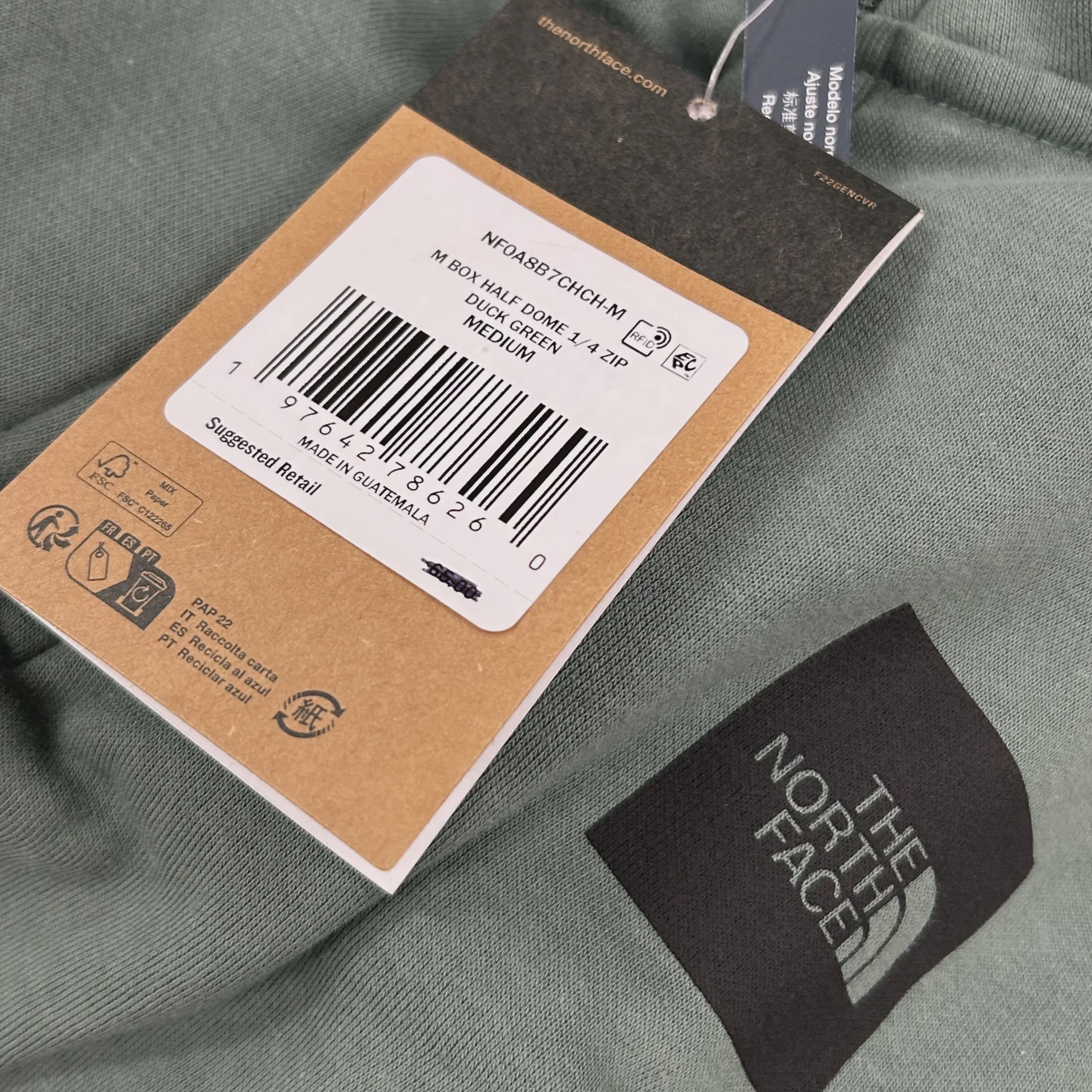The North Face Box Half Dome ¼-Zip Sweatshirt • Brand New [8079] - photo 3