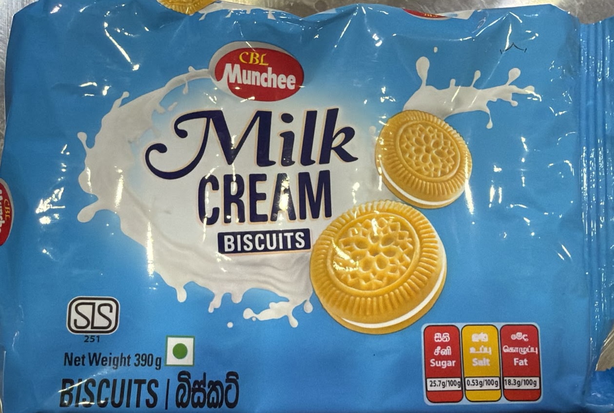 Munchee Milk Cream 390g