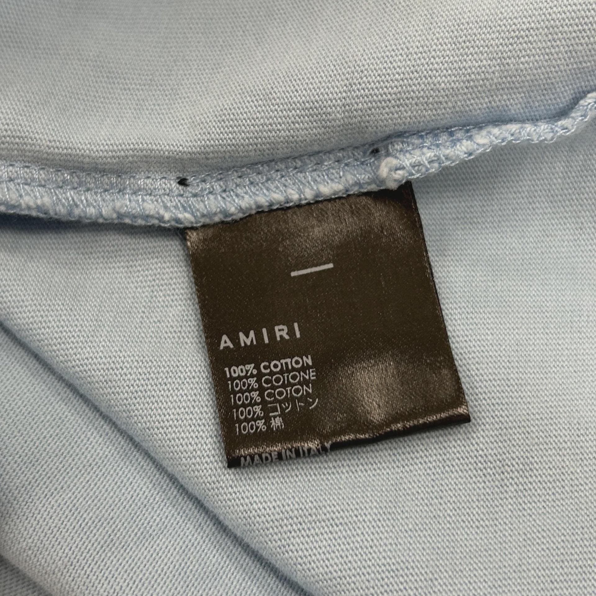 AMIRI tee powder blue • Pre-Owned [6593] 3