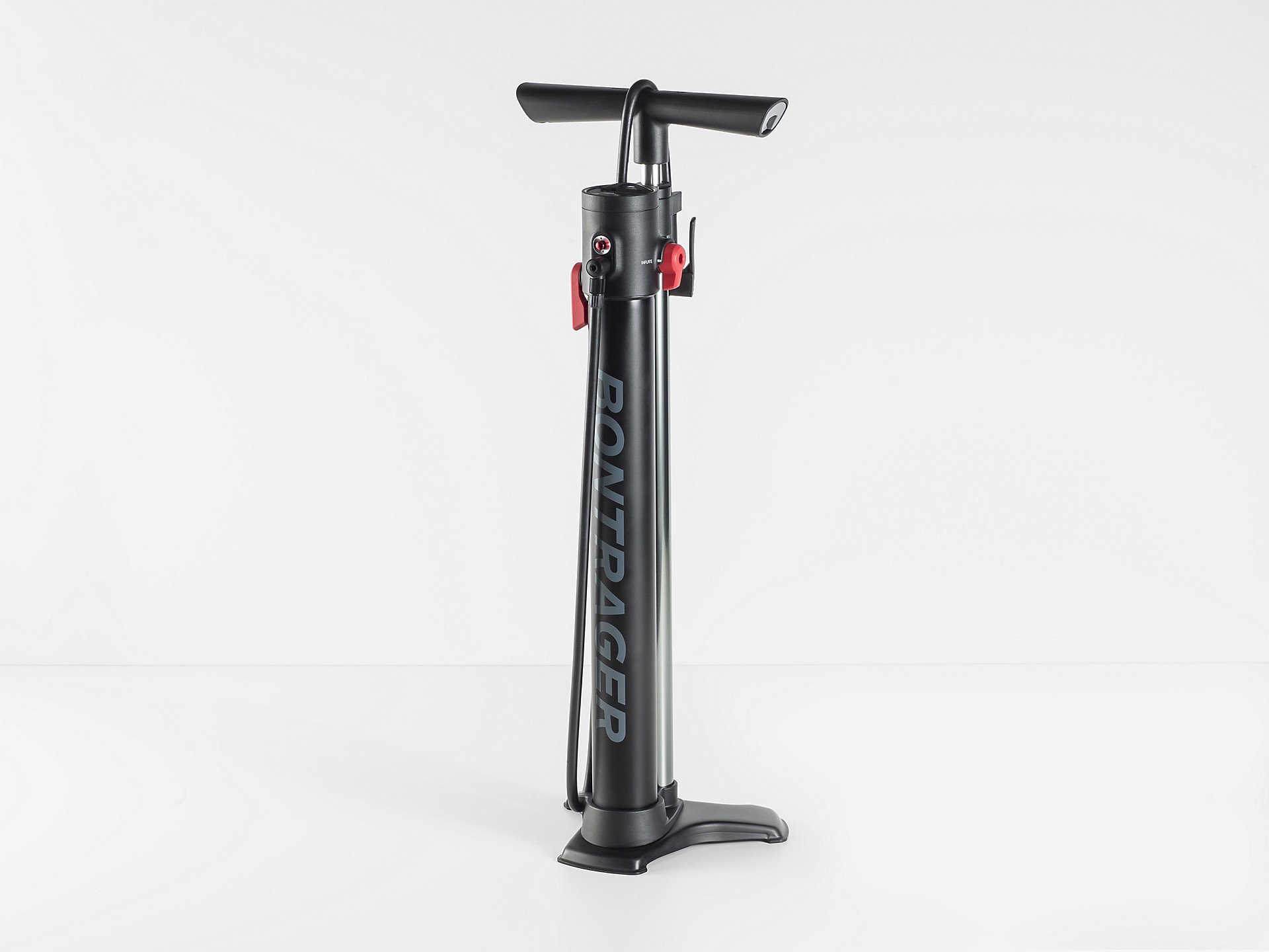 Bontrager TLR Flash Charger Floor Pump, Black