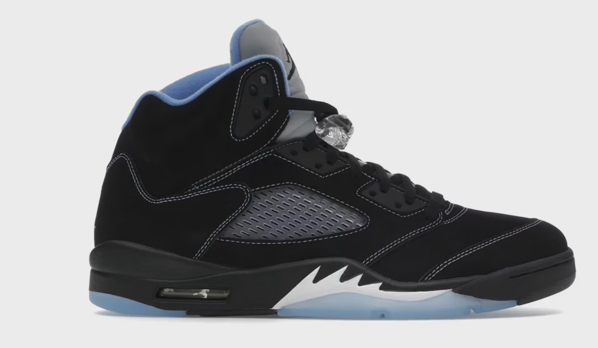 Air Jordan 5 Retro Black University Blue (2026) • Brand New [8440]