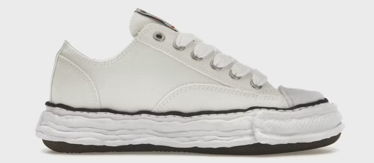 Maison Mihara Yasuhiro Maison Mihara Yasuhiro Peterson 23 OG Sole Canvas Low White - Size US M 9