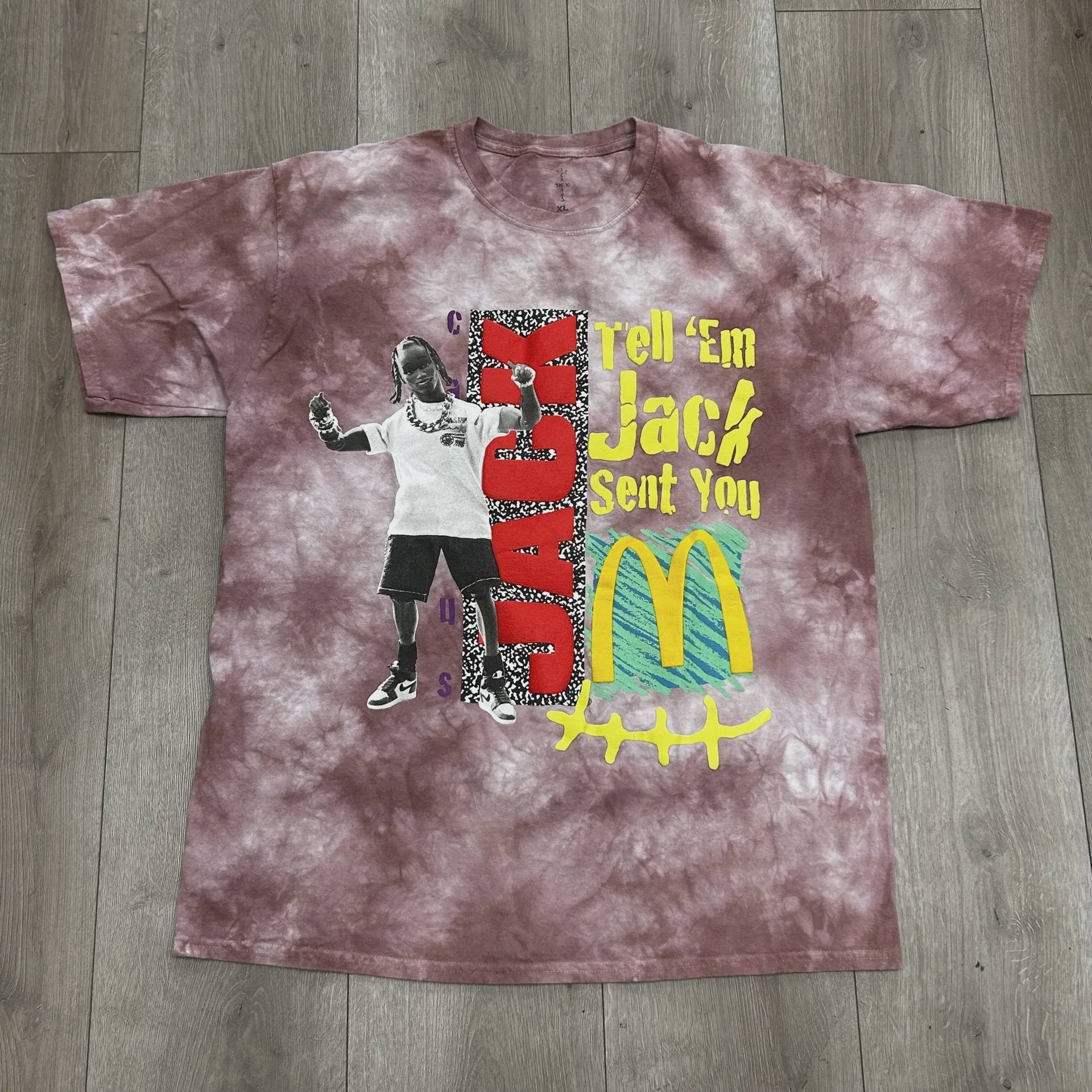 Travis Scott Travis Scott x McDonald's Jack Smile T-Shirt II - Size XL