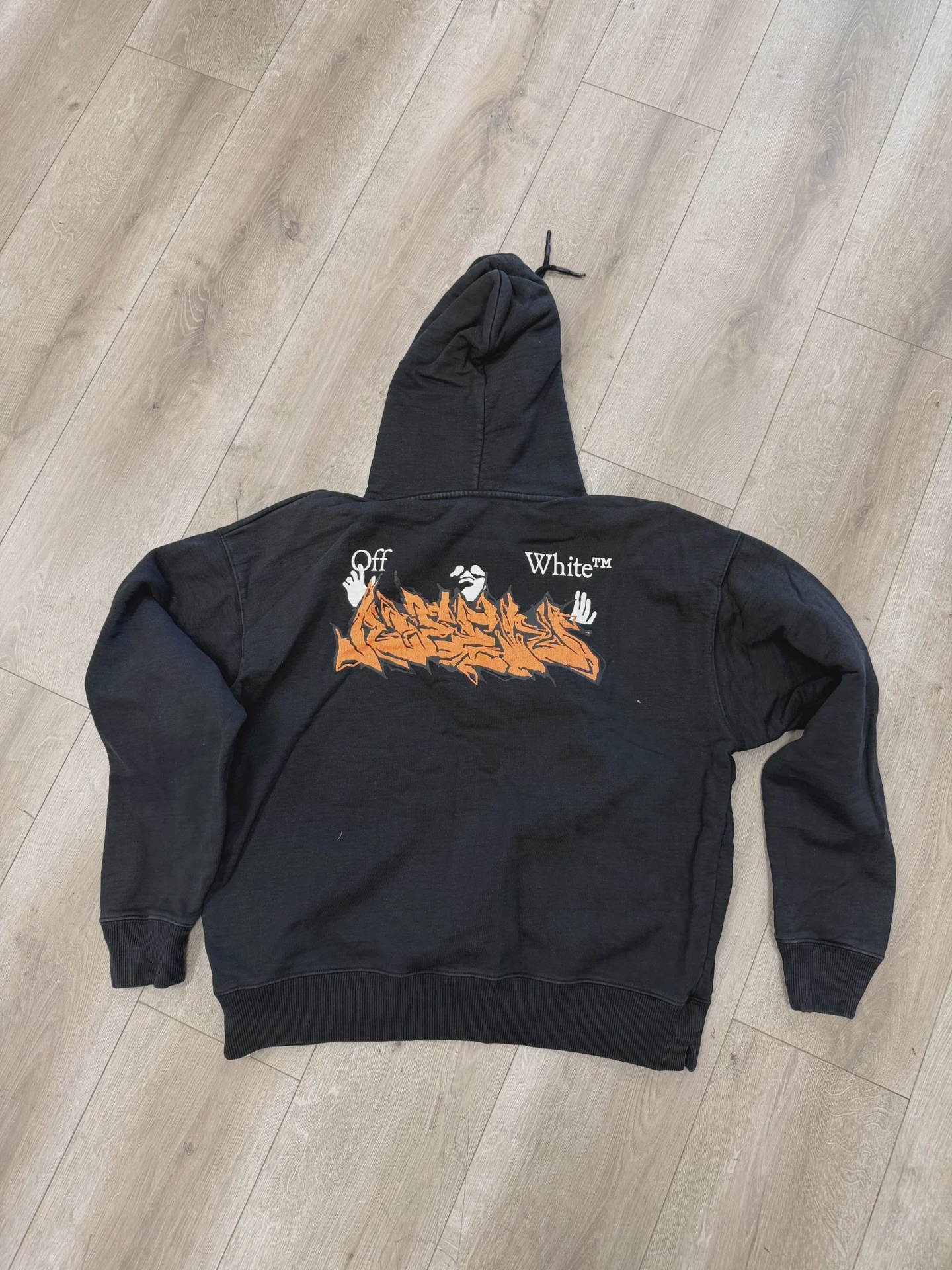 Off-White c/o Virgil Abloh "Graffiti Arrow" Over Hoodie • Pre-Owned [1353] - photo 2