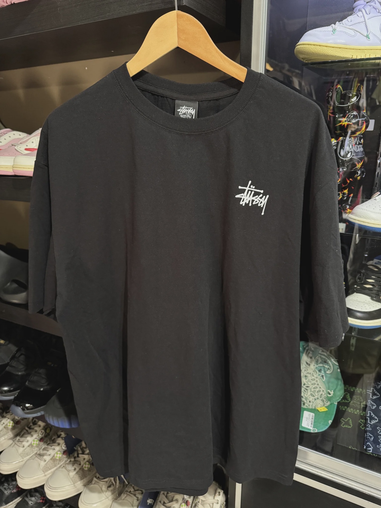 Stussy Stussy Logo Black Tee XL - Size XL