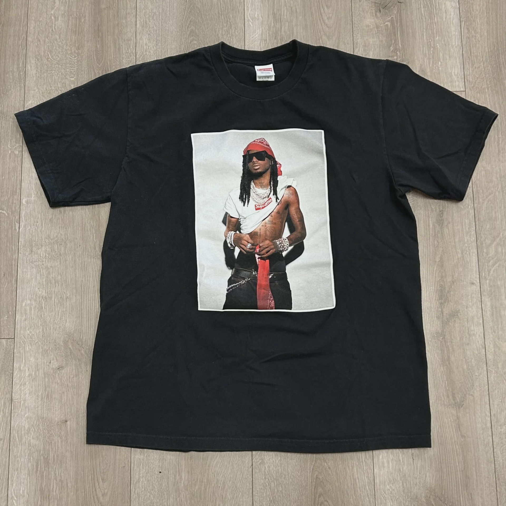 Supreme Playboi Carti Black Tee • Pre-Owned [6568] - photo 1