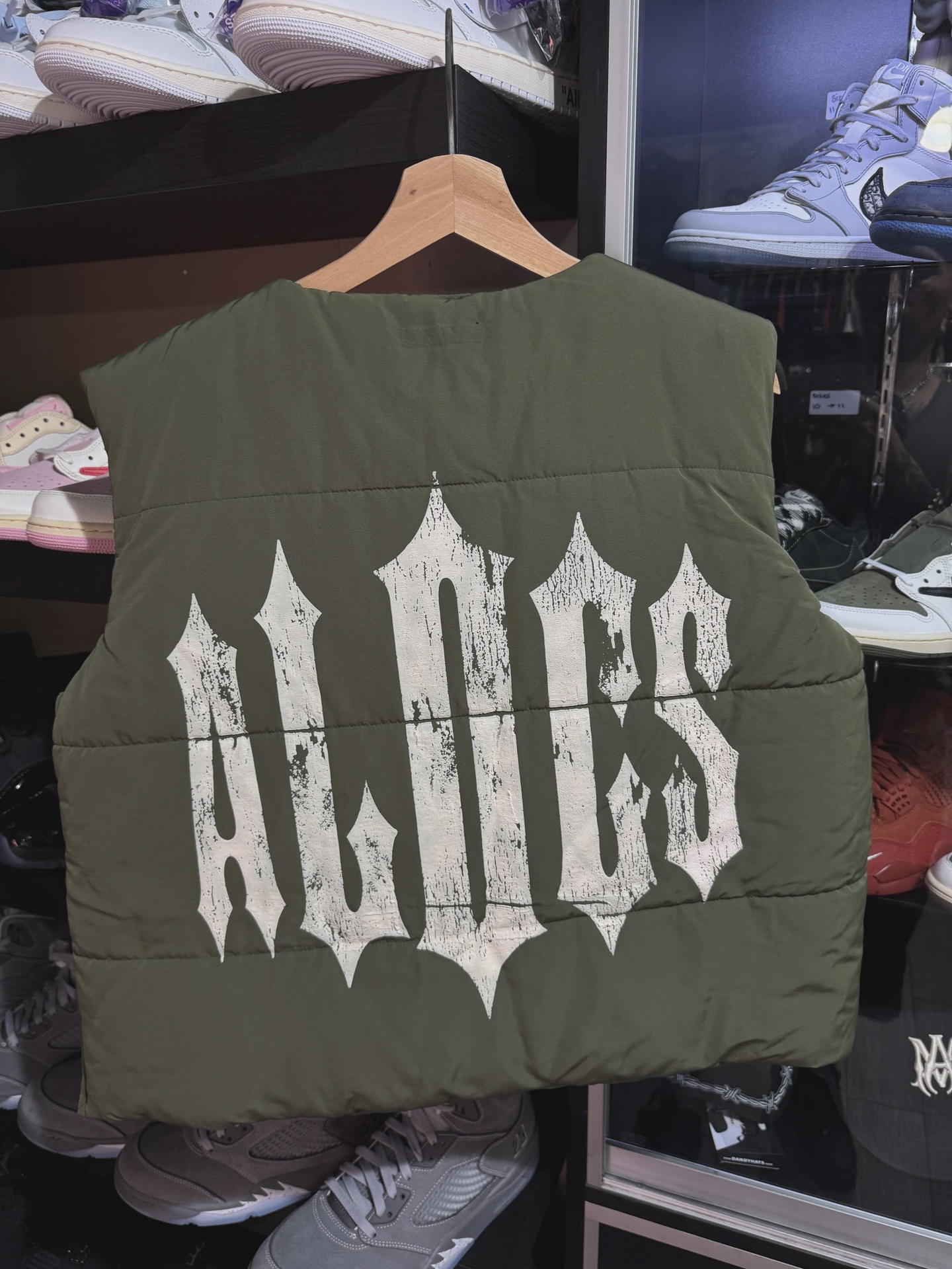 ALOCS Green Puffer Vest • Pre-Owned [6671] 2