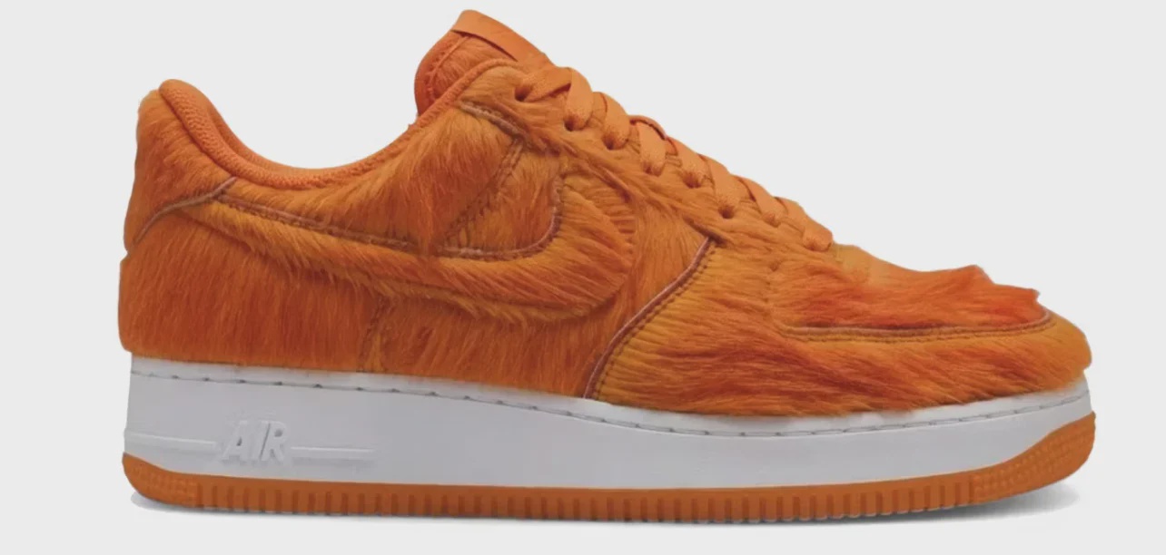 Nike Nike Air Force 1 Low Technicolor Tale Orange Pony Hair - Size US M 9