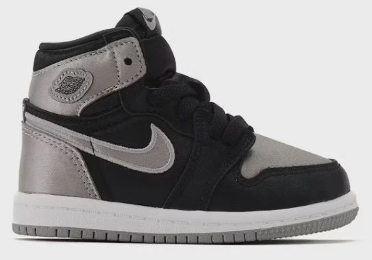 Air Jordan 1 Retro High Original Satin Shadow (Toddler) • Brand New [2075]