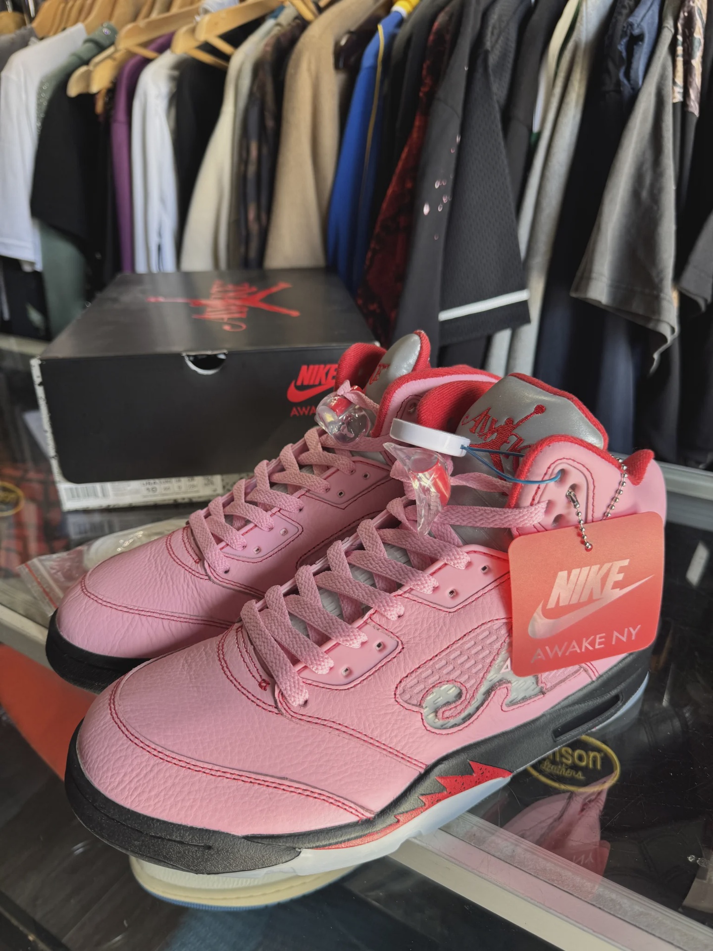 Air Jordan 5 Retro Awake NY Arctic Pink • Pre-Owned [0903] - photo 2
