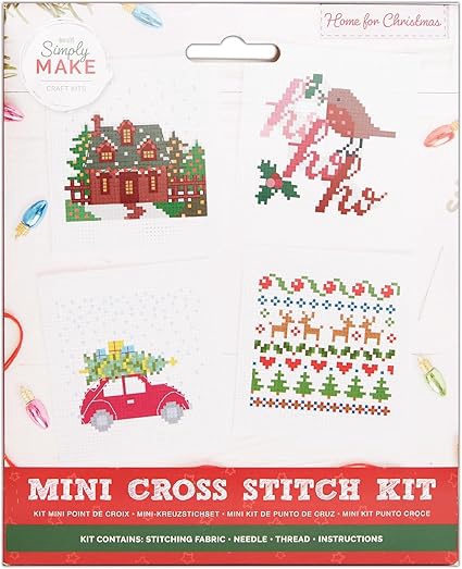 West Design - Simply Make Cross Stitch Mini (4 Pack)