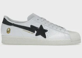 Adidas adidas Superstar Vintage Bape White Black - Size US M 11