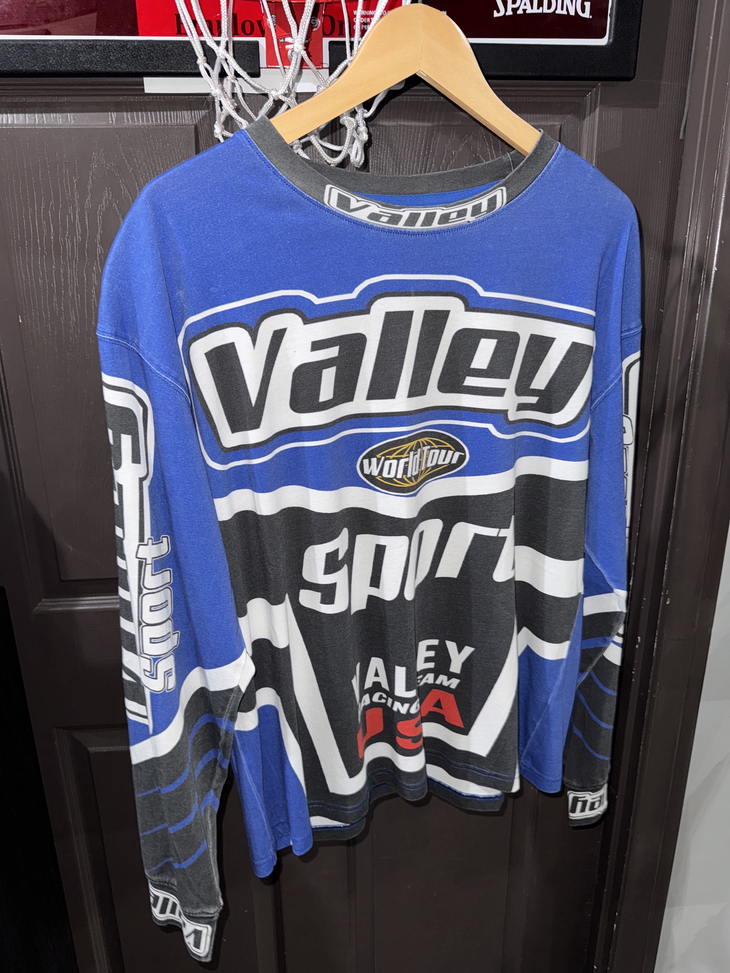 Vale Forever Motocroxxx Long-Sleeve T-Shirt Blue - Brand New