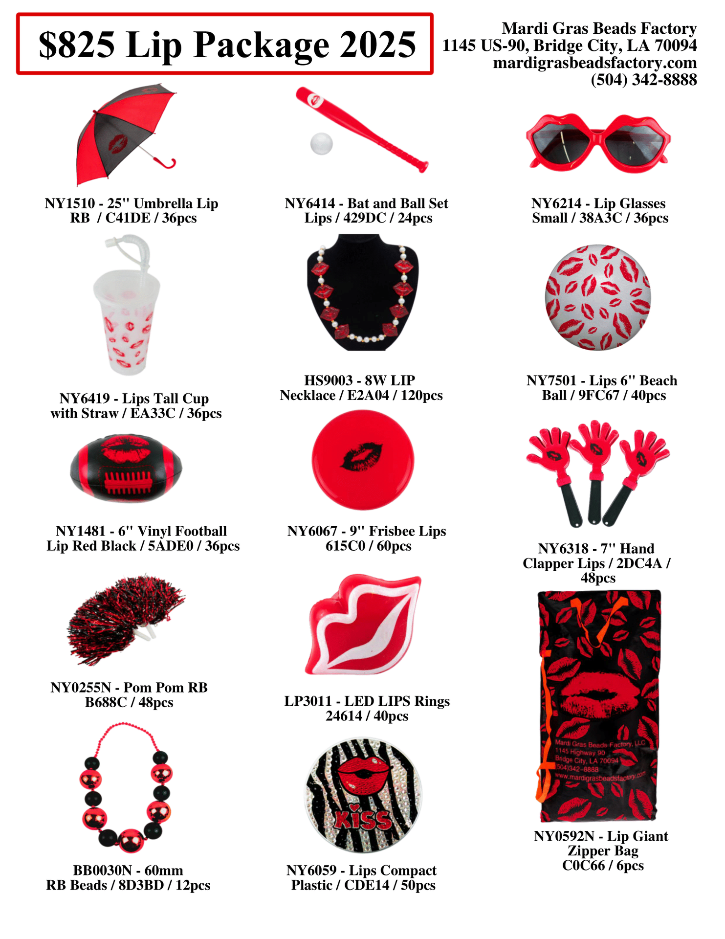 $825 Lip Package 2025