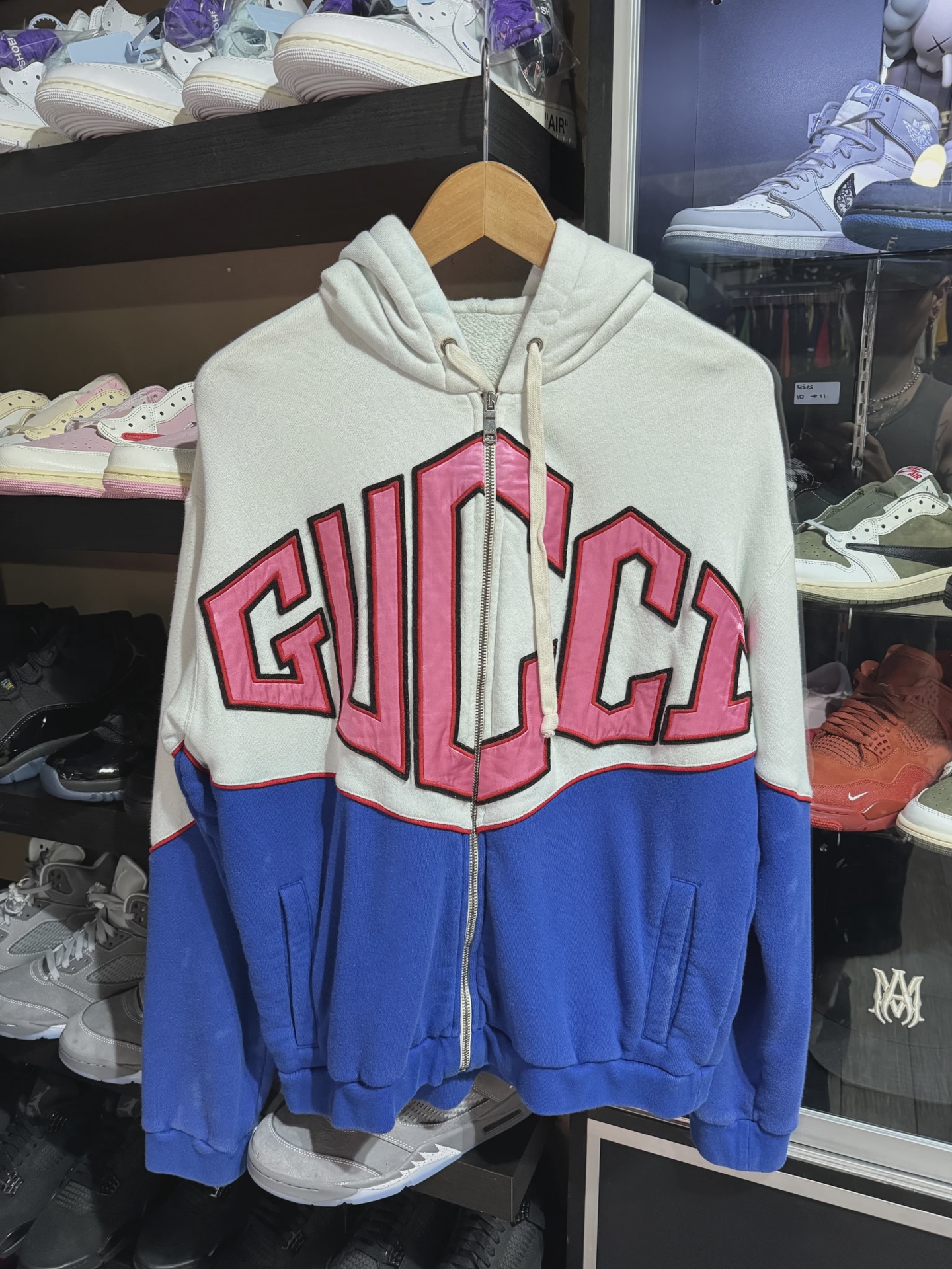 Gucci Logo Appliqued Graphic Print Jacket size S • Pre-Owned [4578] - photo 1