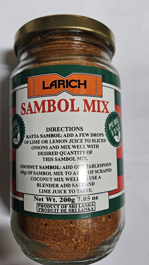 Larich Sambol Mix Veg 200g
