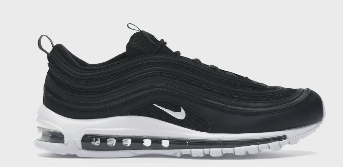 Nike Nike Air Max 97 Black White - Size US M 8.5