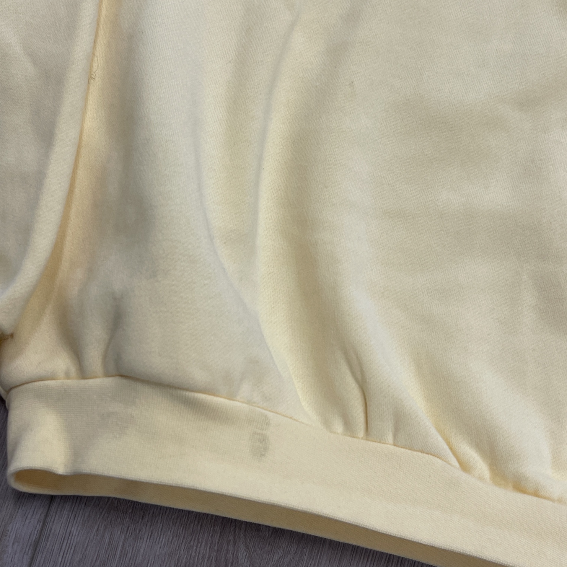 Fear of God ESSENTIALS Garden Yellow '90s Fit Fleece Hoodie - Pre-Owned 4