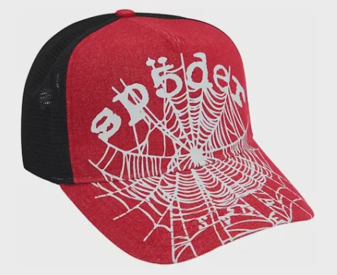 Sp5der Sp5der Denim Og Web V2 Trucker Red - Size One Size
