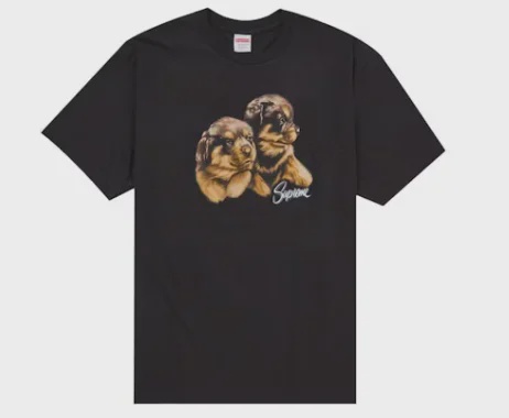 Supreme Puppies Tee Black • Brand New [0476]