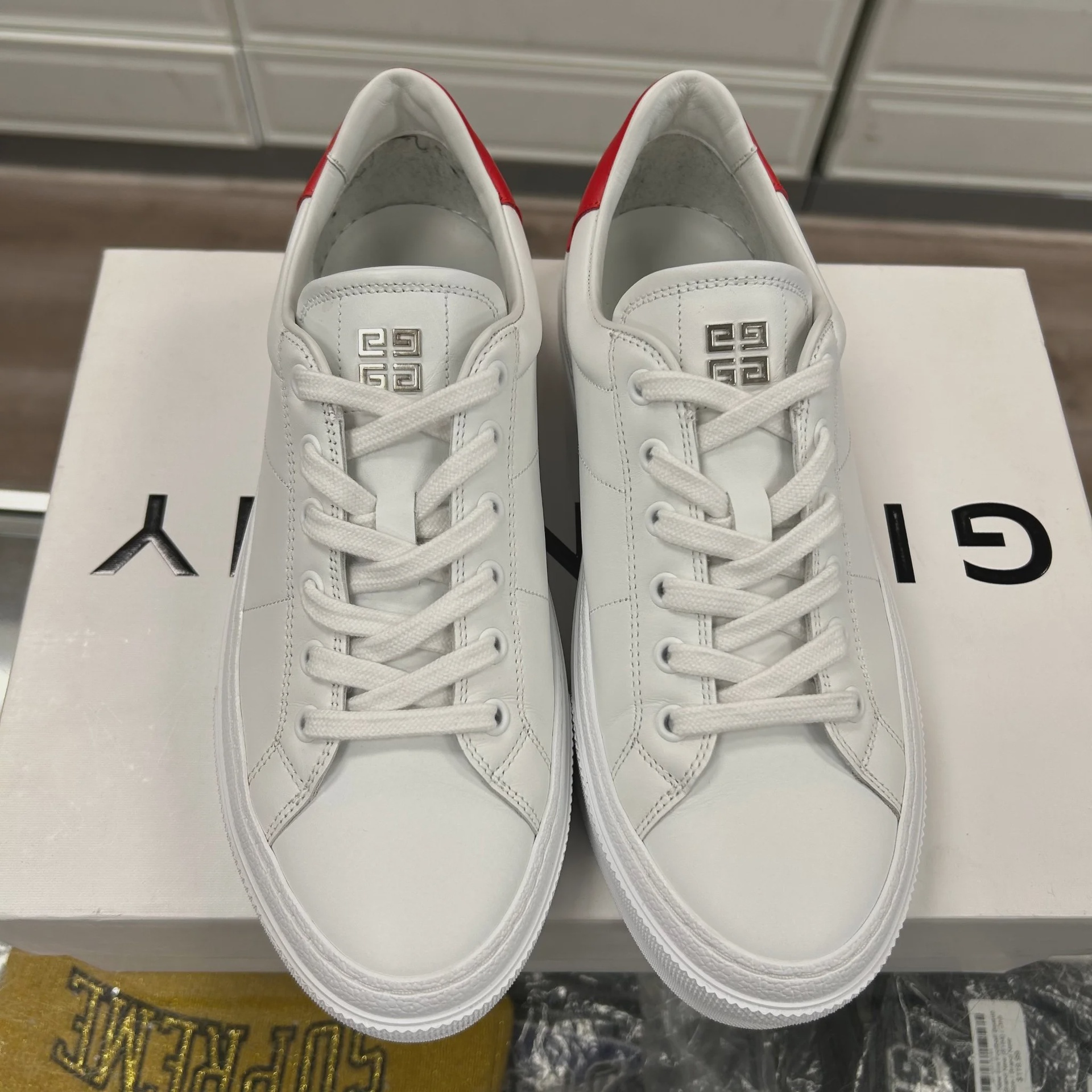 Givenchy City Court 'White Red' Sneakers • Pre-Owned [0126] - photo 9