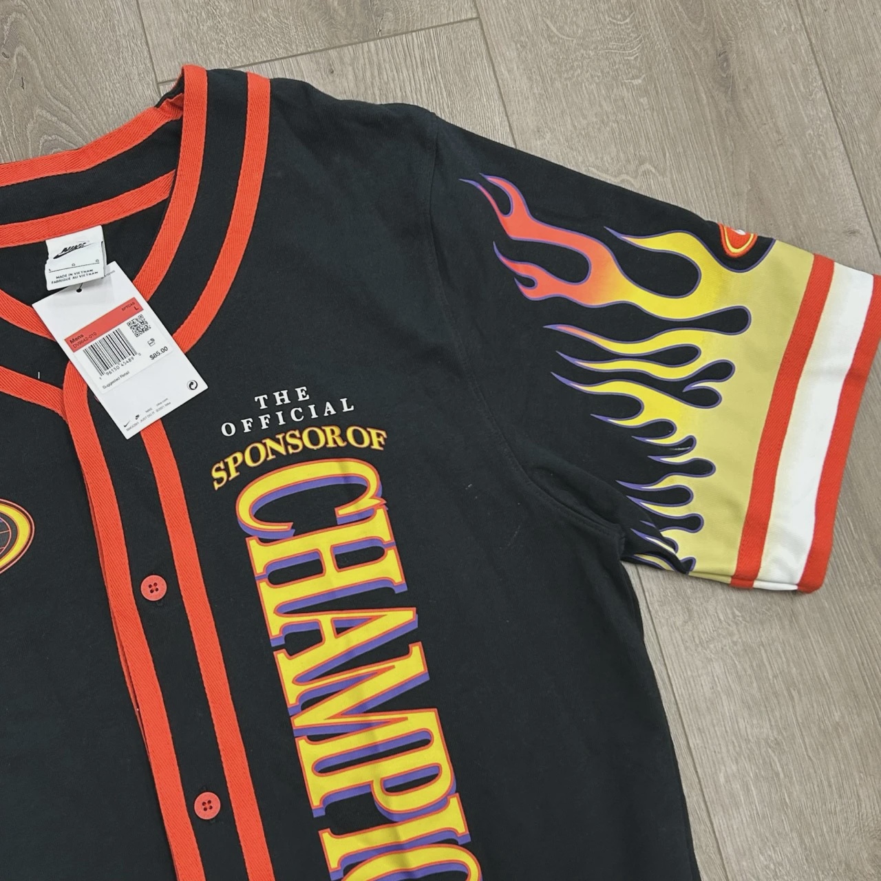 Nike Americana Flames Championship baseball jersey • Brand New [8044] 4