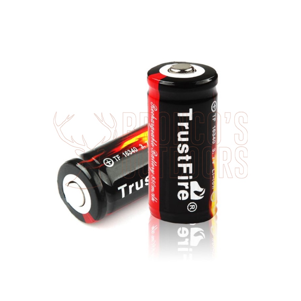 TrustFire Rechargeable CR123A / 16340 Li-ion Battery 3.7V